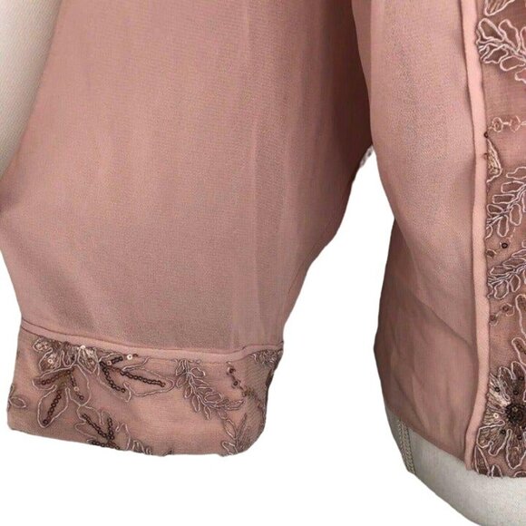 Le Bos Formal Wedding Open Front Jacket Mother Of Bride Size 22W New - Picture 3 of 10